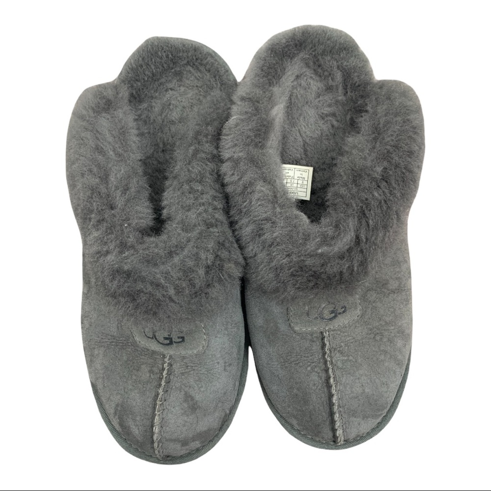 Ugg Coquette Fuzzy Slippers | Grey | Women’s 9 - Picture 2 of 7